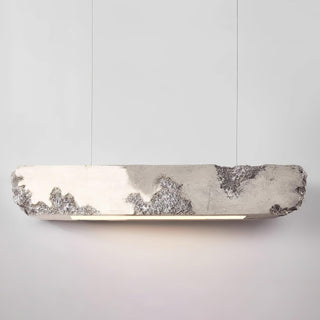Lunar Gleam Suspension Texturée Minimaliste Céleste-Luire