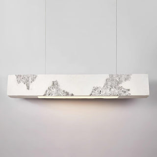 Lunar Gleam Suspension Texturée Minimaliste Céleste-Luire