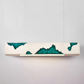 Lunar Gleam Suspension Texturée Minimaliste Céleste-Luire