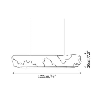 Lunar Gleam Suspension Texturée Minimaliste Céleste-Luire