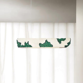 Lunar Gleam Suspension Texturée Minimaliste Céleste-Luire