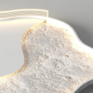 Syvine Plafonnier LED lunaire Nordic Art