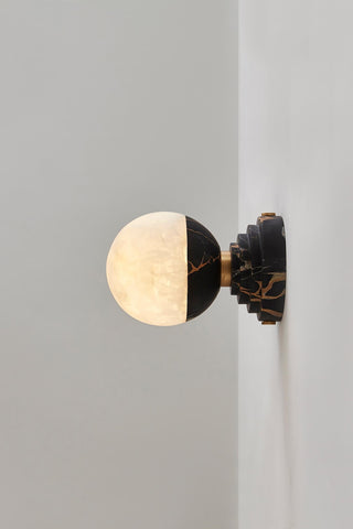 Nythee Applique Murale Laiton Marbre Minimaliste Moderne