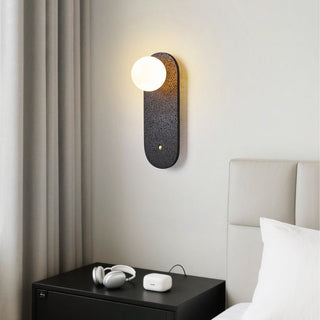 Black Travertine Hearth Sconce-Neutral Decor