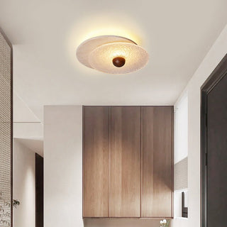 Lunar Ripple Ceiling Light-Neutral Decor