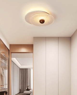 Lunar Ripple Ceiling Light-Neutral Decor