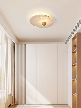 Lunar Ripple Ceiling Light-Neutral Decor