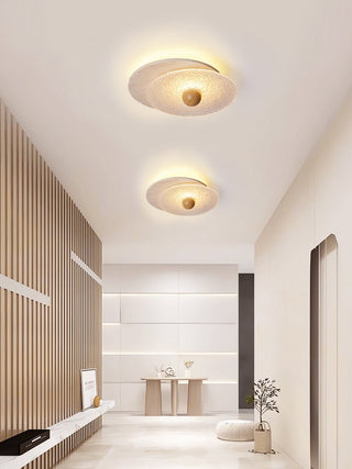 Lunar Ripple Ceiling Light-Neutral Decor