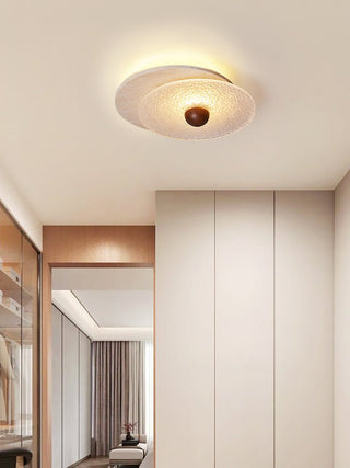 Lunar Ripple Ceiling Light-Neutral Decor