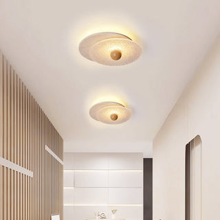 Lunar Ripple Ceiling Light-Neutral Decor