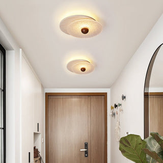 Lunar Ripple Ceiling Light-Neutral Decor