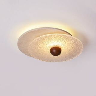 Lunar Ripple Ceiling Light-Neutral Decor