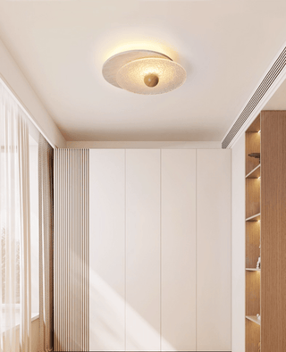 Lunar Ripple Ceiling Light-Neutral Decor