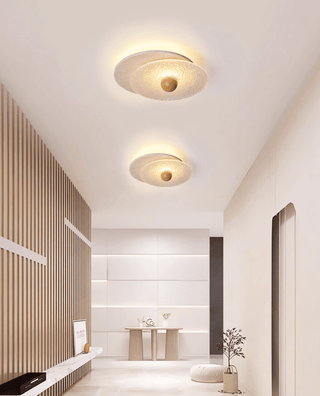 Lunar Ripple Ceiling Light-Neutral Decor