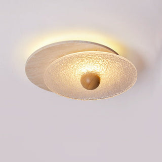 Lunar Ripple Ceiling Light-Neutral Decor