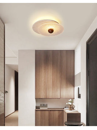 Lunar Ripple Ceiling Light-Neutral Decor