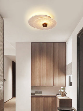 Lunar Ripple Ceiling Light-Neutral Decor
