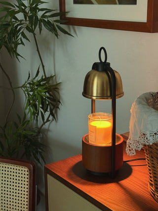 Rosa Lampe de Table Bois de Table