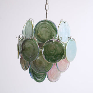 Aurora Lustre Multicolore Murano Disque Superposé Artistique