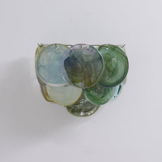 Aurora Applique Murale Disque Verre Murano Artistique-Luire