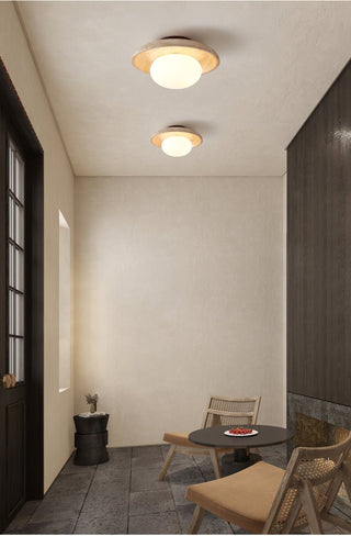 Cataliel Lampe Plafonnier Minimaliste en Travertin