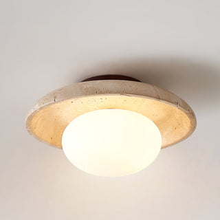 Cataliel Lampe Plafonnier Minimaliste en Travertin