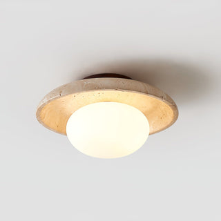 Cataliel Lampe Plafonnier Minimaliste en Travertin