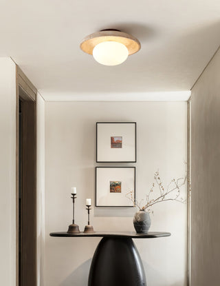 Cataliel Lampe Plafonnier Minimaliste en Travertin