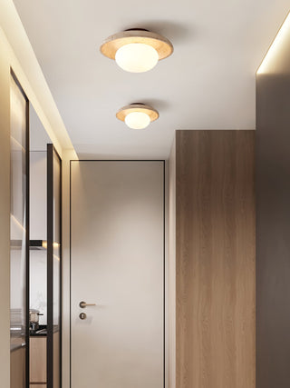 Cataliel Lampe Plafonnier Minimaliste en Travertin