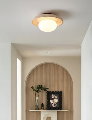 Cataliel Lampe Plafonnier Minimaliste en Travertin