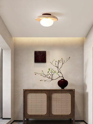Cataliel Lampe Plafonnier Minimaliste en Travertin