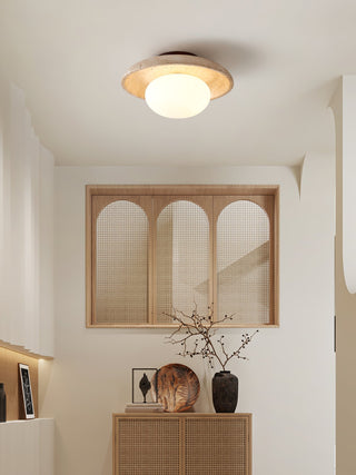Cataliel Lampe Plafonnier Minimaliste en Travertin