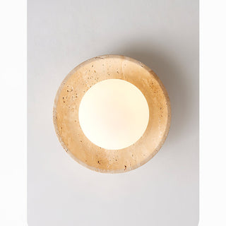 Cataliel Lampe Plafonnier Minimaliste en Travertin