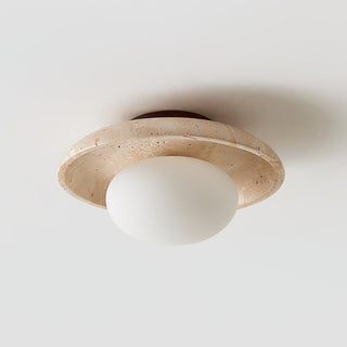 Cataliel Lampe Plafonnier Minimaliste en Travertin