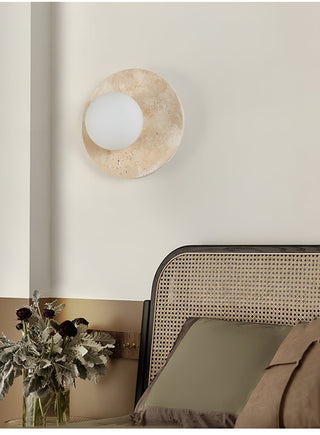 Vesolyra Lumière de Plafond Industrielle en Travertin