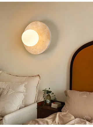 Vesolyra Lumière de Plafond Industrielle en Travertin