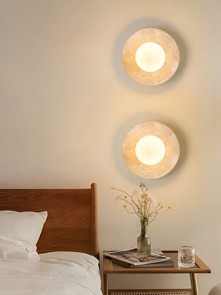 Vesolyra Lumière de Plafond Industrielle en Travertin