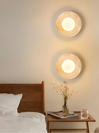 Vesolyra Lumière de Plafond Industrielle en Travertin