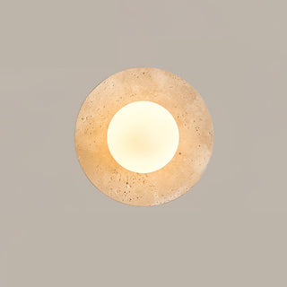 Vesolyra Lumière de Plafond Industrielle en Travertin