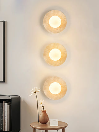 Vesolyra Lumière de Plafond Industrielle en Travertin
