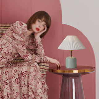 Verena Lampe de Table en Tissu