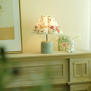Verena Lampe de Table en Tissu