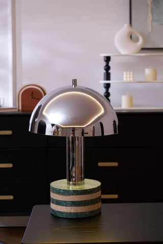 Strata Lampe de Table en Marbre Minimaliste