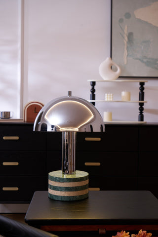 Strata Lampe de Table en Marbre Minimaliste