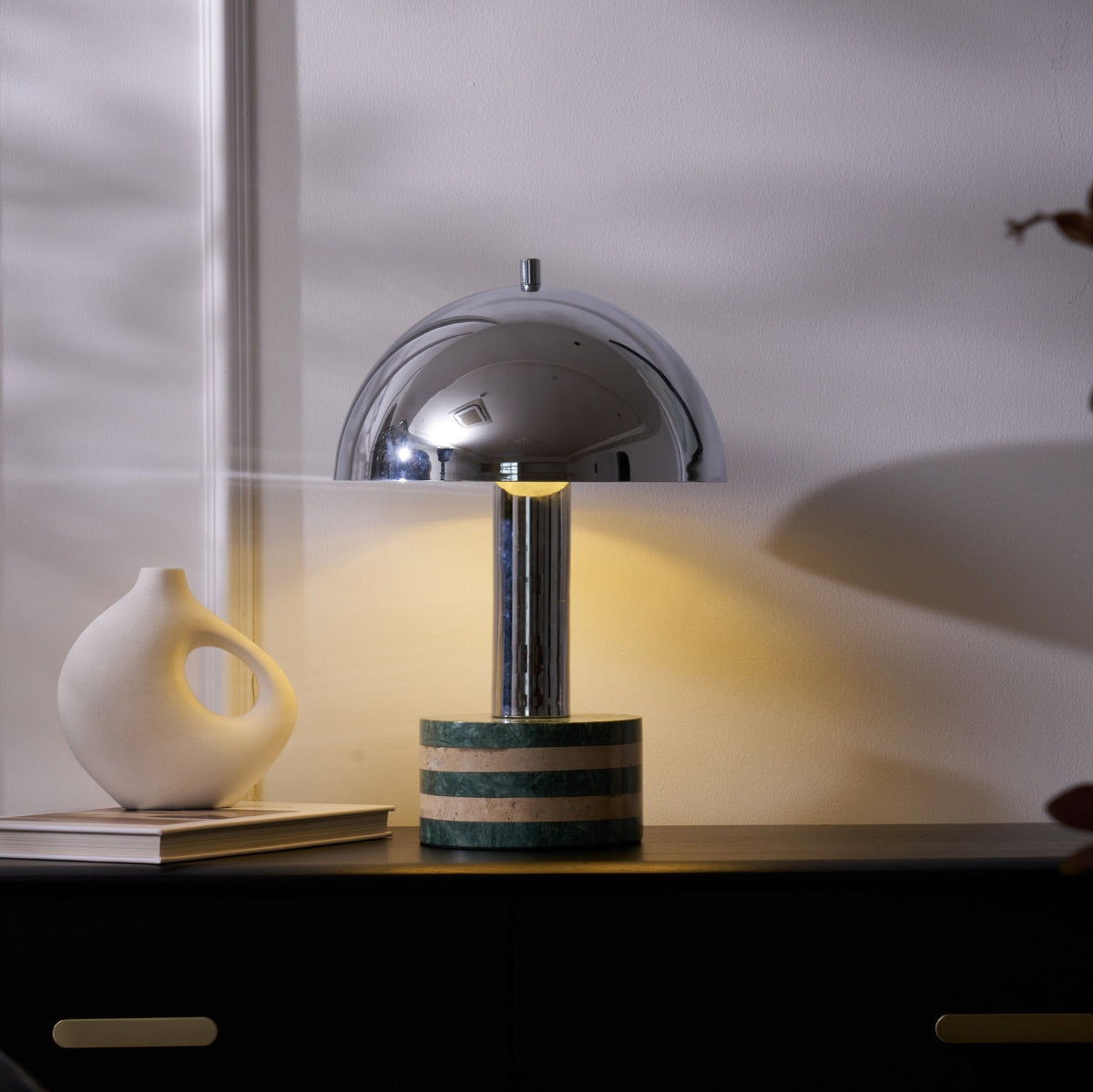 Strata Lampe de Table en Marbre Minimaliste