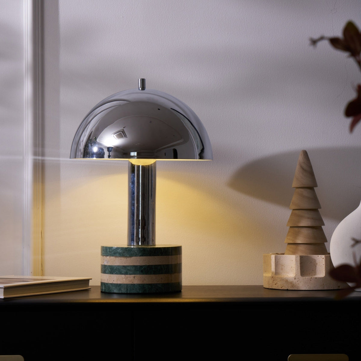 Strata Lampe de Table en Marbre Minimaliste