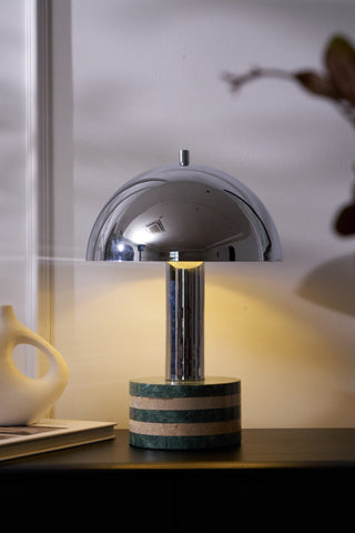 Strata Lampe de Table en Marbre Minimaliste