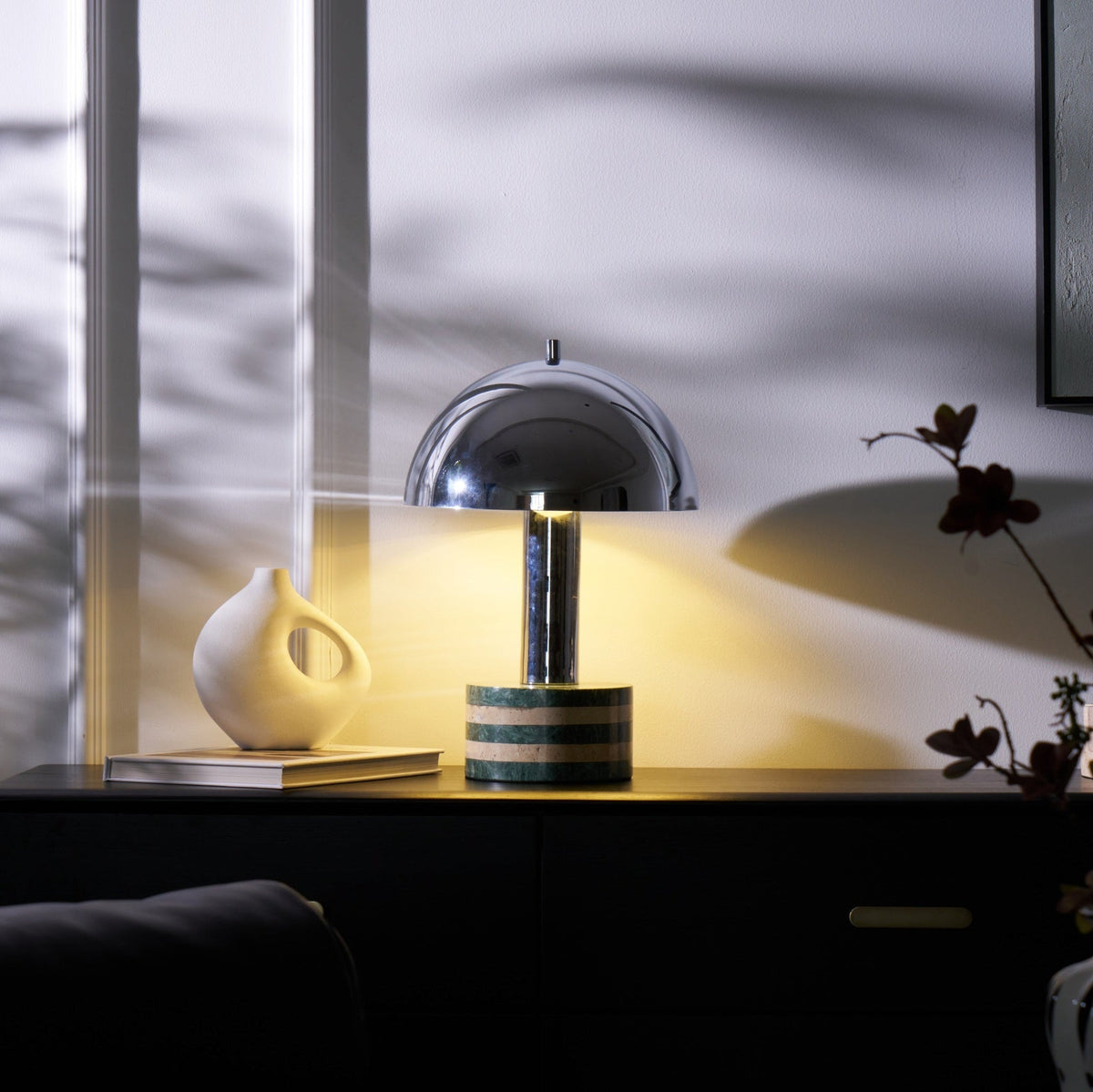 Strata Lampe de Table en Marbre Minimaliste
