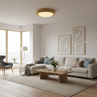 Lunor Ring Ceiling Light-Neutral Decor