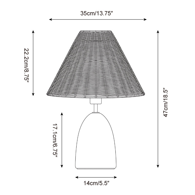 Riviina Lampe de Table